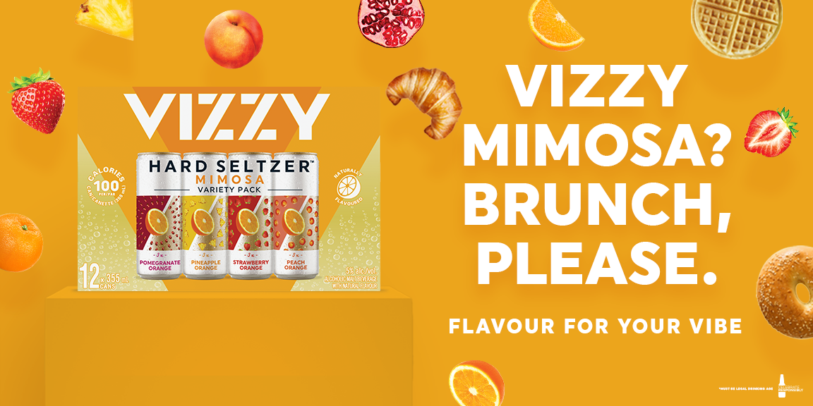 In Canada, new flavors for Coors Seltzer and Vizzy Slushie and Mimosa